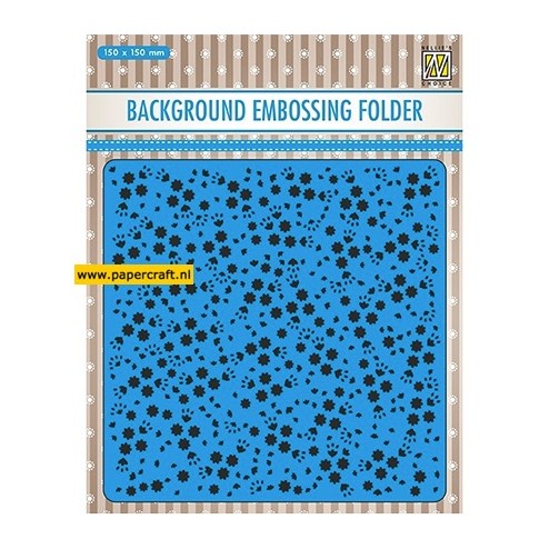 Nellie's Choice embossing folder Flowers EEB026