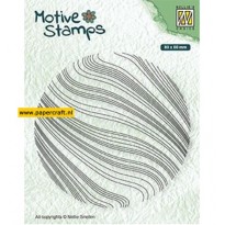 Nellie's Choice Motive Stamps Waves uit de Texture Stamps serie, code: TXCS014