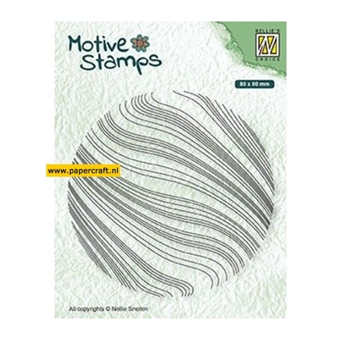 Nellie's Choice Motive Stamps Waves uit de Texture Stamps serie, code: TXCS014