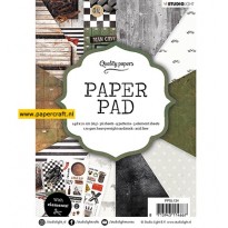 Studio Light Paper Pad 36 vellen designpapier en 3 vellen Plaatjes, voor Stoere Kaarten voor Mannen, code: PPSL134