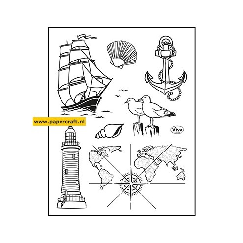 Viva Decor stempel Seefahrt, code: 400321900