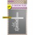 Nellie's Choice 3D Embossing Folder Cross With Lilies, code: EF3D010