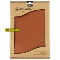 Studio Light Fake Leather Sheets nr 1 in de kleur Cognac