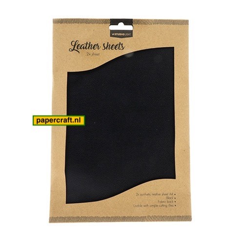 Studio Light Fake Leather Sheets nr 1 in de kleur Zwart