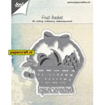 Joy! Crafts Fruitmand 3D Snijden, Eibossen en Debossen, code: 6002/0980