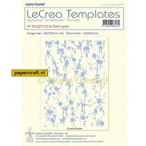 LeCrea Template Oil & Paint Spots  van Leane Creatief, code: 95.6272