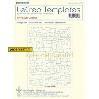 Le Crea Template Crackle van Leane Creatief, code: 95.6289