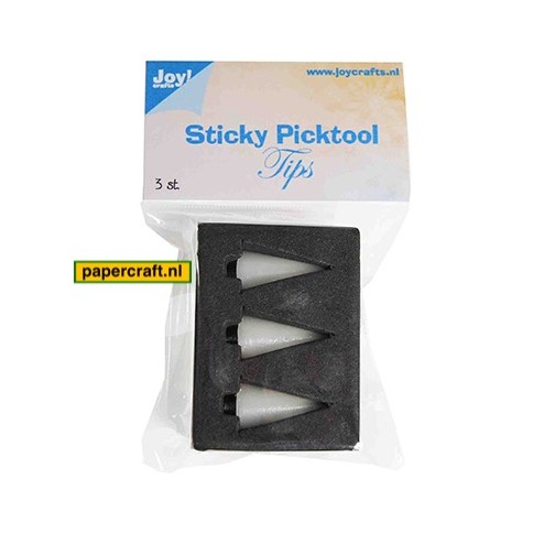 Joy! Crafts Sticky Picktool Reserve Tips, de wax-punt van de kleefzijde, code: 6200/0009