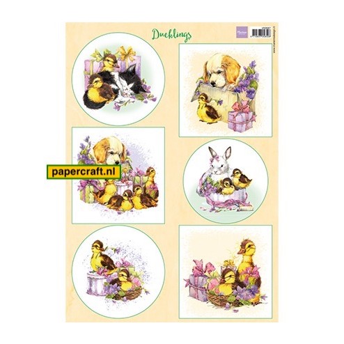 Knipvel Ducklings van Marianne Design VK9587