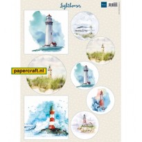 Knipvel LightHouses van Marianne Design VK9589