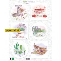 Knipvel French Antiques Lavender van Marianne Design EWK1272