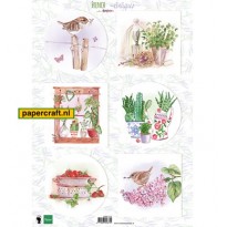 Knipvel French Antiques Herbs van Marianne Design EWK1273