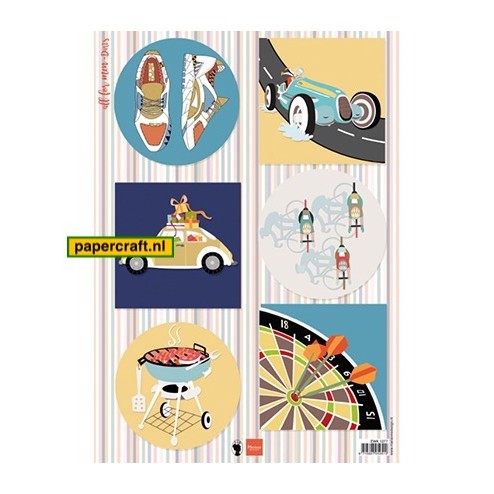 Knipvel All For Men Darts is van Marianne Design van ontwerper Els Wezenbeek, code: EWK1277