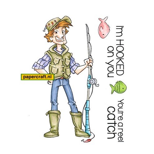 CC Design Stempel Fisherman Fred, code: CCD-0153