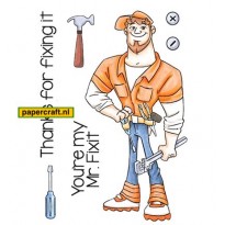 CC Design Stempel Handy Man Henry, code: CCD-0154