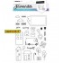 Studio Light Stempel Favorites 485 Nieuwe Woning, code: STAMPSL485