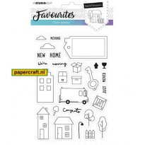Studio Light Stempel Favorites 485 Nieuwe Woning, code: STAMPSL485