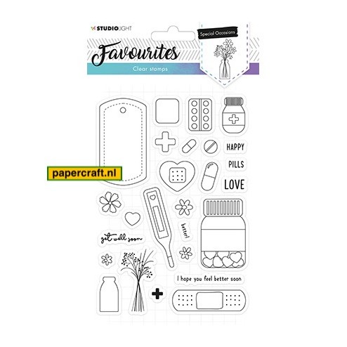 Studio Light Stempel Favorites 486 Beterschap, code: STAMPSL486