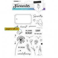 Studio Light Stempel Favorites 487 Condoleance, code: STAMPSL487