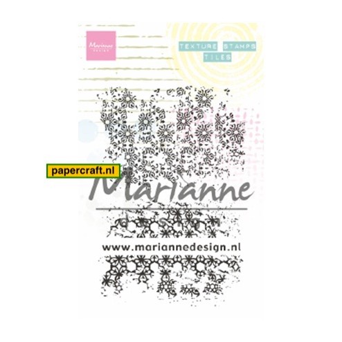 Marianne Design Stempel Texture Stamp Tiles, code MM1629
