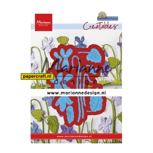 Marianne Design stansmal om Violen te stansen,  code LR0649