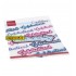 Marianne Design stansmal om de Tekst Gefeleliciteerd met Schaduw uit te stansen,  code LR0651