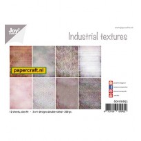 Joy! Crafts Papier set met Design Papier in prachtige Industriele  stijl, Industrial Textures, code: 6011/0652
