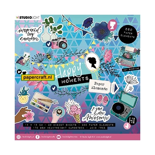 Studio Light Happy Moments Die-Cut Boekje Volop Ontspanning, code: EASYhm663