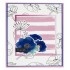 Een Bloemenkaart met Papier Elementen uit het Die Cut Block Happy Moments