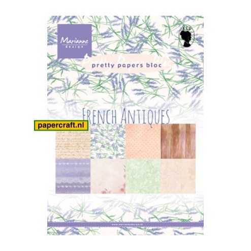 Marianne Design Pretty Papers Bloc French Antiques, code: PK9167