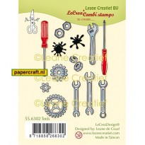 Leane Creatief Stempel Gereedschap uit de serie LeCrea Combi Stamps, code: 55.6302