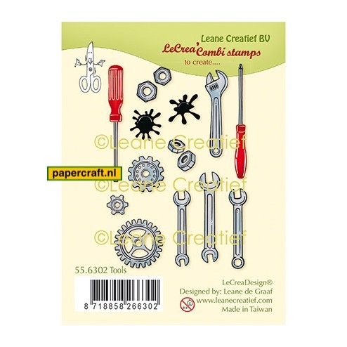 Leane Creatief Stempel Gereedschap uit de serie LeCrea Combi Stamps, code: 55.6302