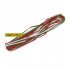 Leren koord van Hobby Crafting and Fun in de kerstkleuren Rood, Groen en Wit, code: 12231-3104