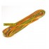 Leren koord van Hobby Crafting and Fun in Geel, Oranje en Mosgroen, code: 12231-3107
