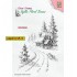 Nellie's Choice Stempel Wintery House uit de serie Idyllic Floral Scenes, code: IFS023