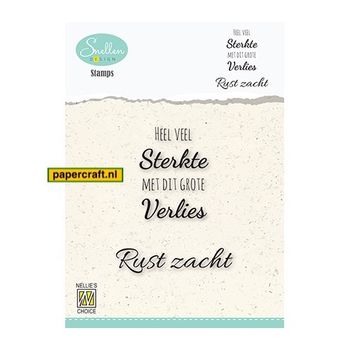 Nellie's Choice Condoleance Texts 1 met o.a. de tekst Heel veel sterkte, code: DCTCS001