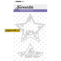 Studio Light Mal Favourites 296 uit de serie Layered Cutting Dies, code: STENCILSL296