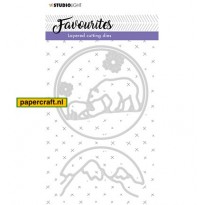 Studio Light Mal Favourites 297 uit de serie Layered Cutting Dies, code: STENCILSL297