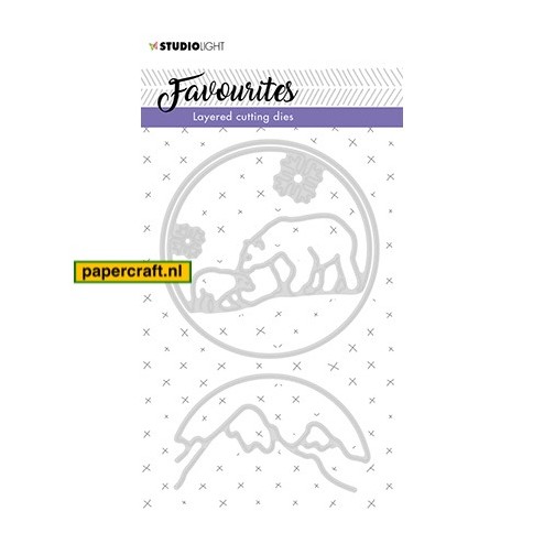 Studio Light Mal Favourites 297 uit de serie Layered Cutting Dies, code: STENCILSL297