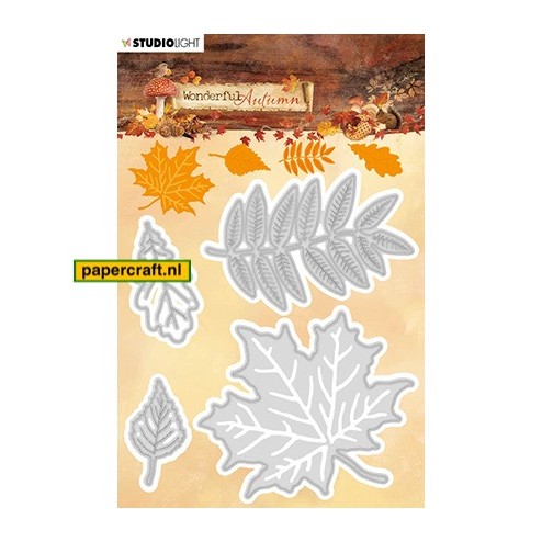 Studio Light Embossing Die Wonderful Autumn Nr 308, code: STENCILWA308