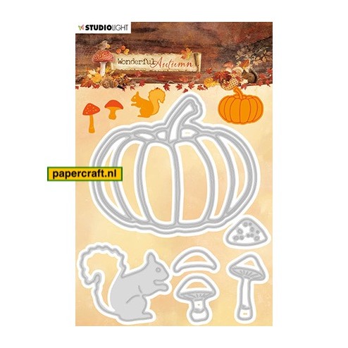 Studio Light Embossing Die Wonderful Autumn Nr 309, code: STENCILWA309