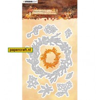 Studio Light Embossing Die Wonderful Autumn Nr 312, code: STENCILWA312