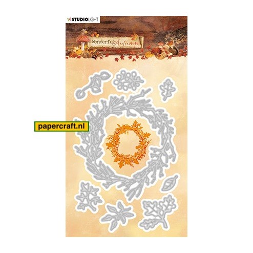 Studio Light Embossing Die Wonderful Autumn Nr 312, code: STENCILWA312