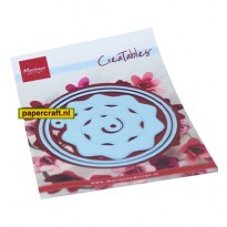 Marianne Design stansmal Round Box & Flower, code: LR0672