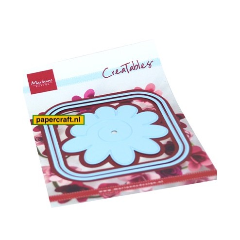 Marianne Design stansmal Square Box & Flower, code: LR0673