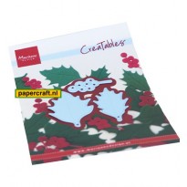Marianne Design stansmal Holly Leaves, code: LR0675