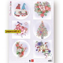 Knipvel Christmas Wishes Gnomes is van Marianne Design van ontwerper Els Wezenbeek, code: EWK1279