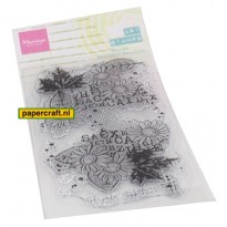 Marianne Design Stempel Art Stamps Chrysant, code MM1633