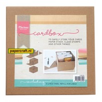 Opbergdoos met Tabbladen van Marianne Design, de Cardbox heeft code: LR0035