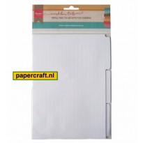 Gelinieerde tabbladen voor de Marianne Design Cardbox, code: LR0036